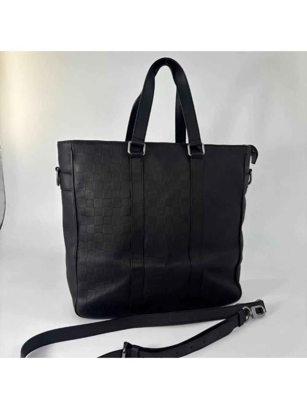 Louis Vuitton Damier Infini Tadao Tote Bag Black